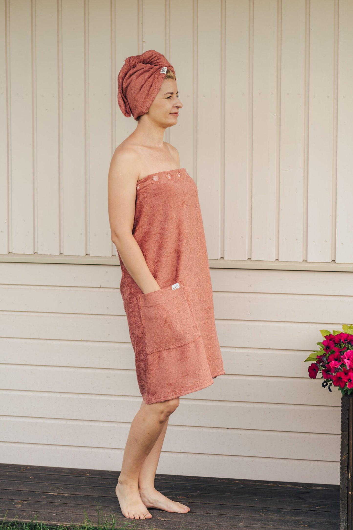 Spa Wrap for Women - Bamboo Terry