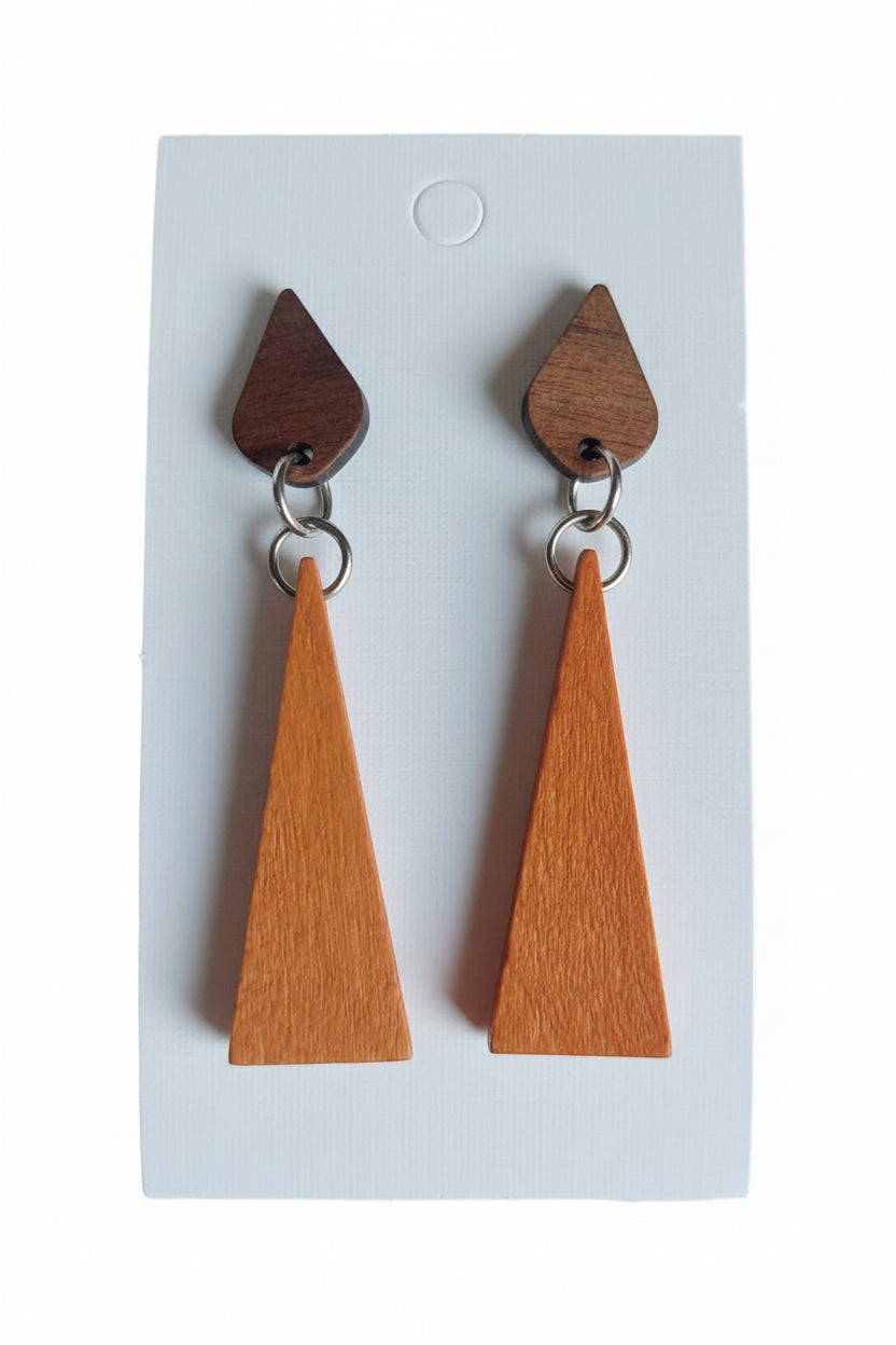 Metsämaahisen Metsä – puiset korvakorut