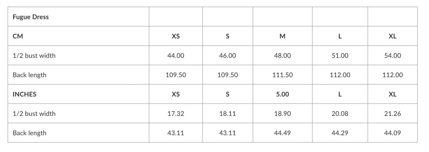 Linen Fugue Dress - Black