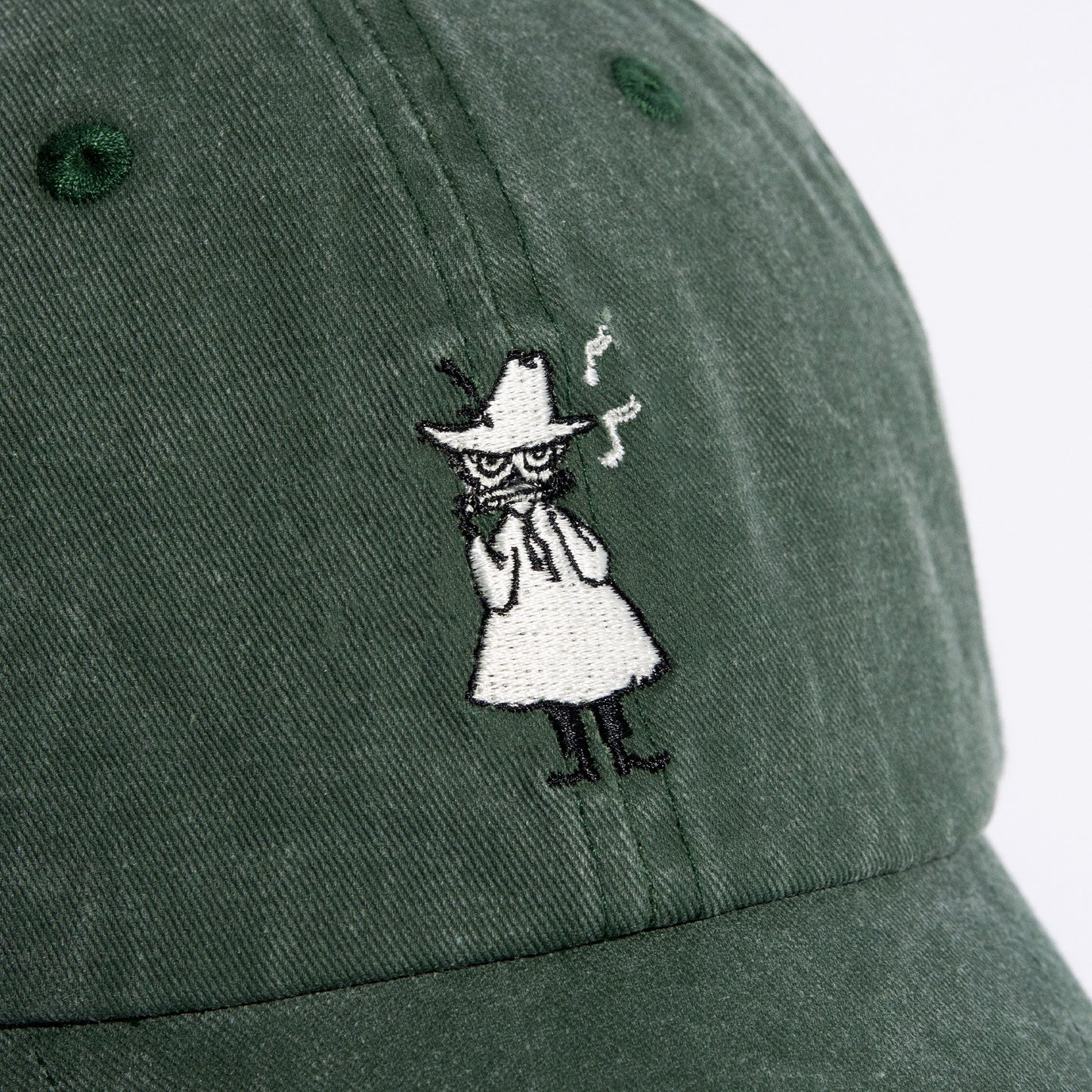 Novels Washed Denim Adult Cap - Green