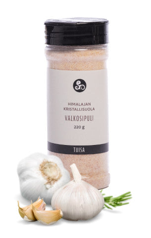 Garlic salt 220 g. Aromatic table seasoning for all cooking.