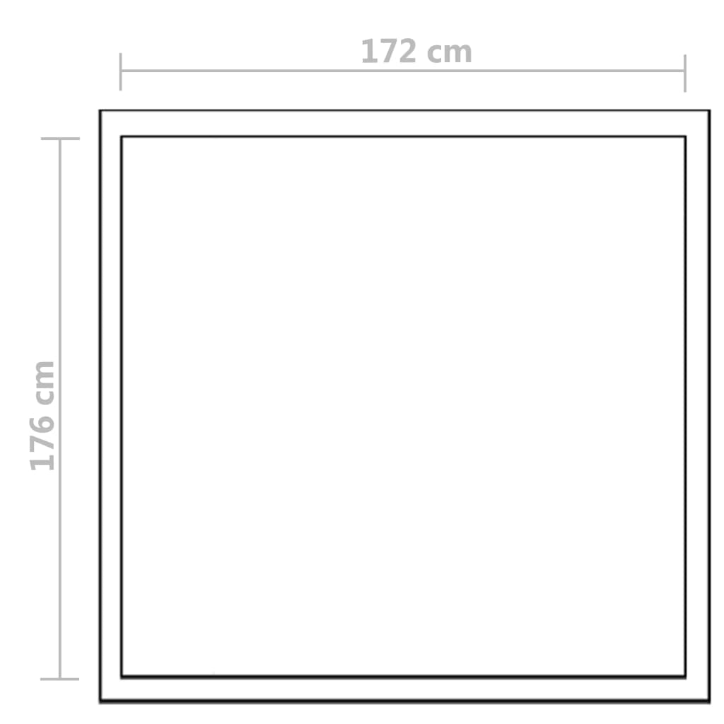 Kasvihuone vahvistetulla alumiinirungolla 3,46 m²