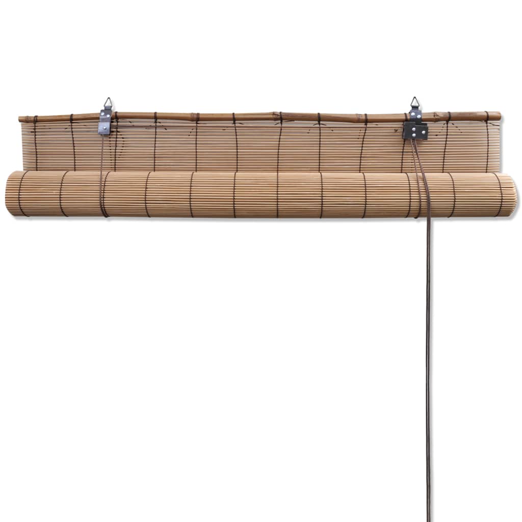 Rullaverho bambu 80x220 cm ruskea