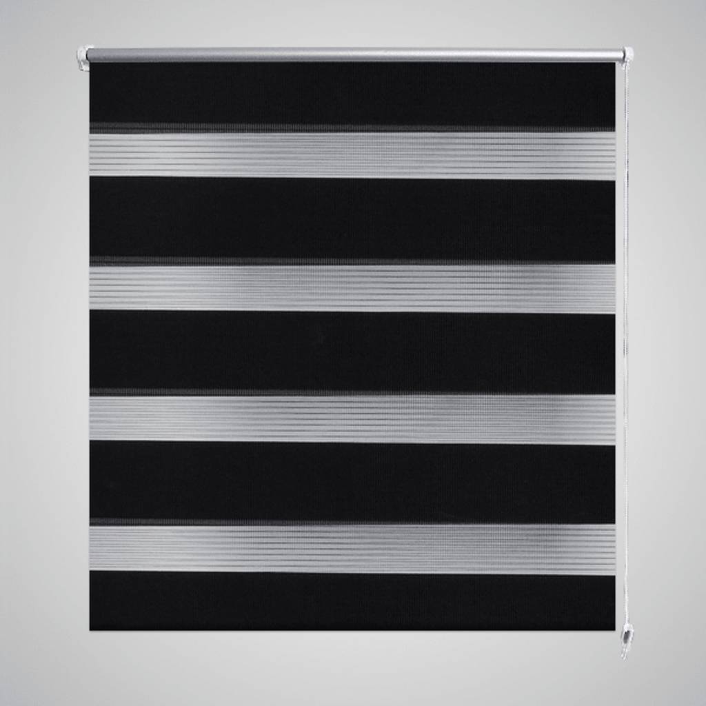 Zebra rullakaihdin 80 x 150 cm musta