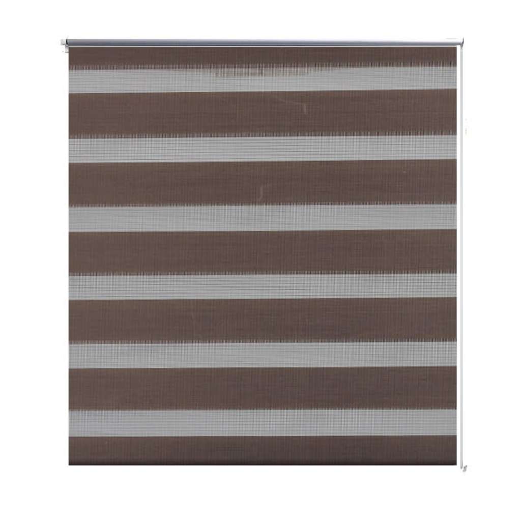 Zebra-Rollo 90 x 150 cm Kaffeebraun