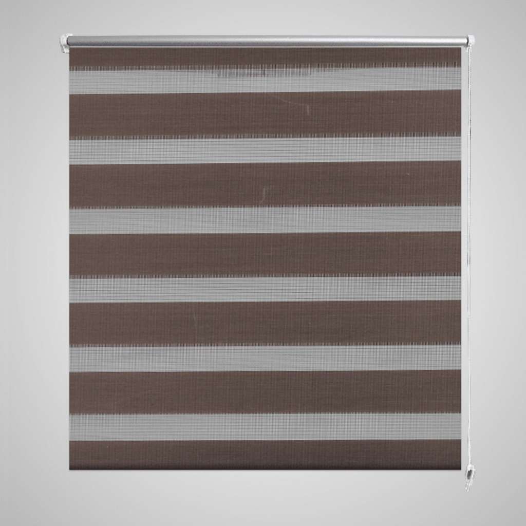 Zebra-Rollo 90 x 150 cm Kaffeebraun