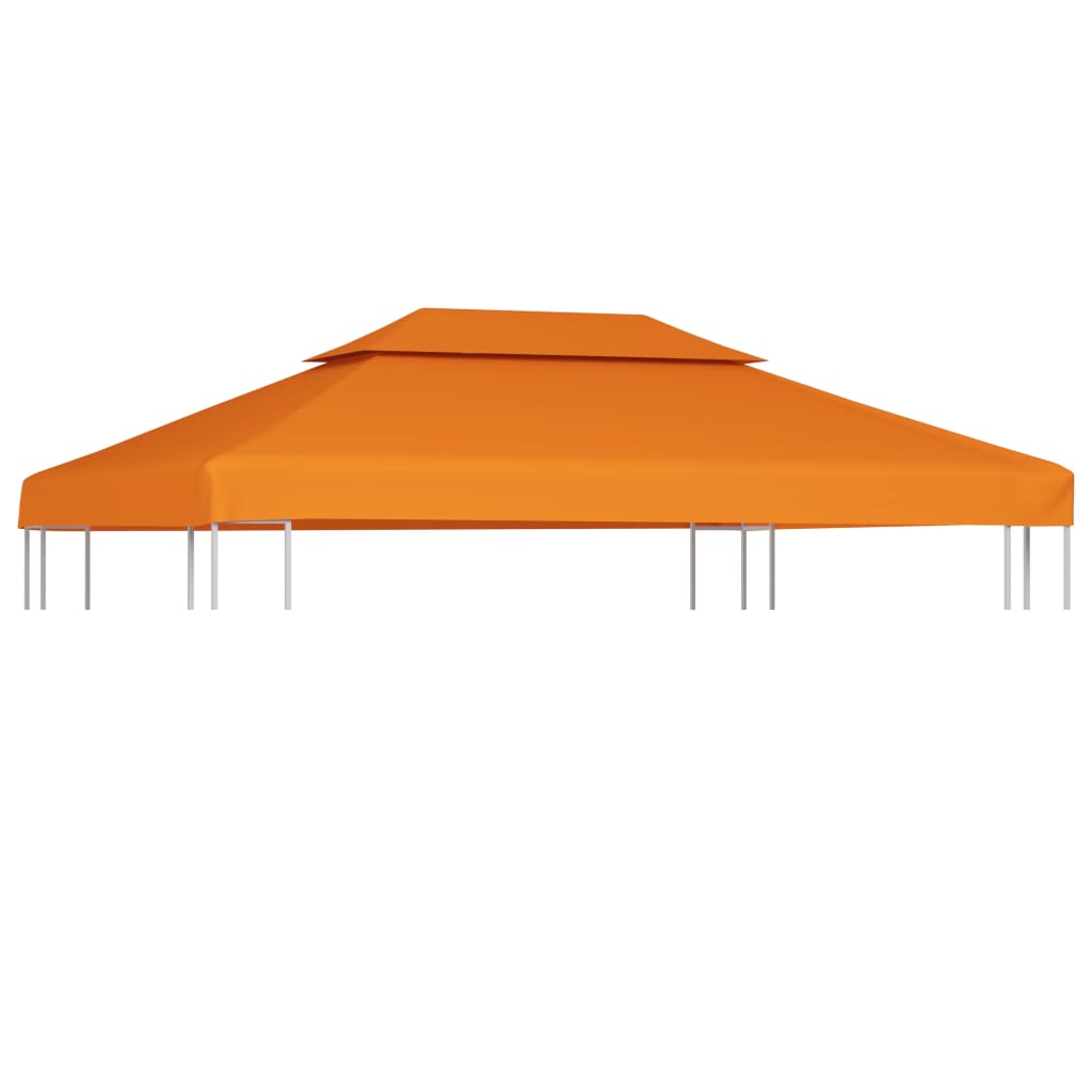 Huvimajan vaihtokatto 3 x 4 m kangas 310 g/m² oranssi