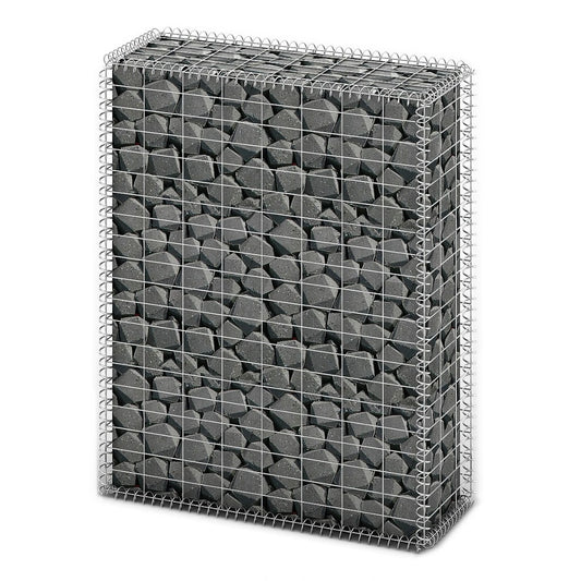 Gabion/kivikori kansilla galvanoitu vaijeri 100x80x30 cm