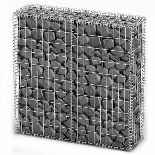 Gabion/kivikori kansilla galvanoitu vaijeri 100x100x30 cm