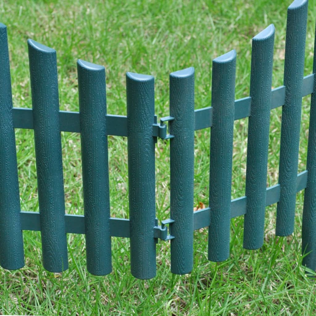 17 pcs Lawn divider 10 m green