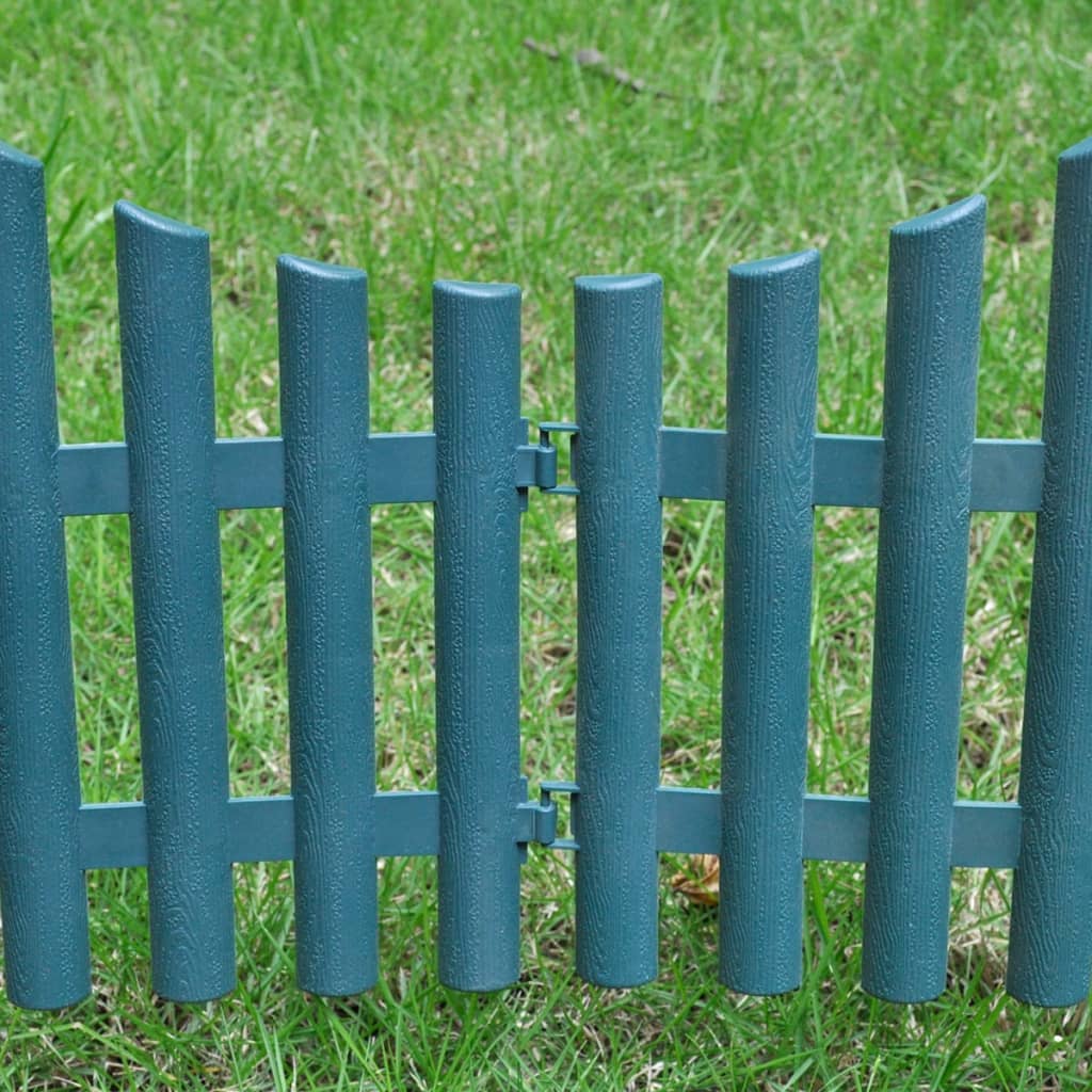 17 pcs Lawn divider 10 m green