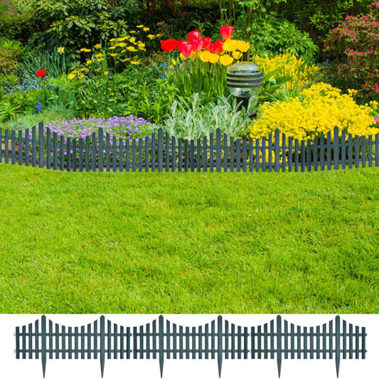 17 pcs Lawn divider 10 m green