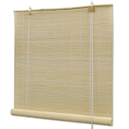 Luonnolliset bambu rullaverhot 80 x 160 cm