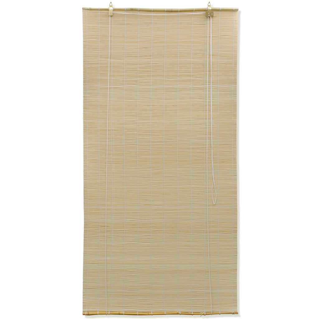 Luonnolliset bambu rullaverhot 80 x 160 cm