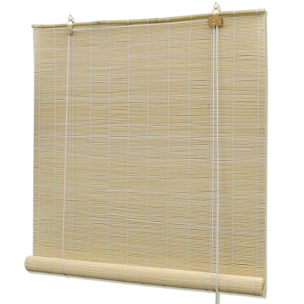 Luonnolliset bambu rullaverhot 100 x 160 cm