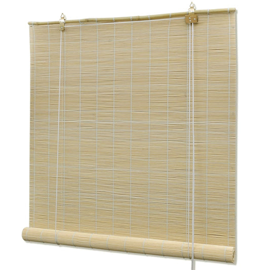 Luonnolliset bambu rullaverhot 120 x 160 cm