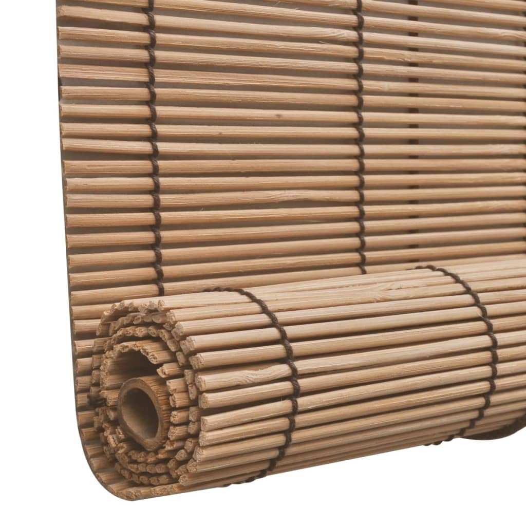 Ruskeat bambu rullaverhot 120 x 160 cm