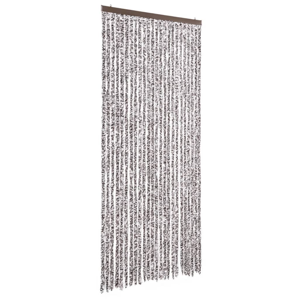 Hyönteisverho ruskea ja beige 100x220 cm Chenille