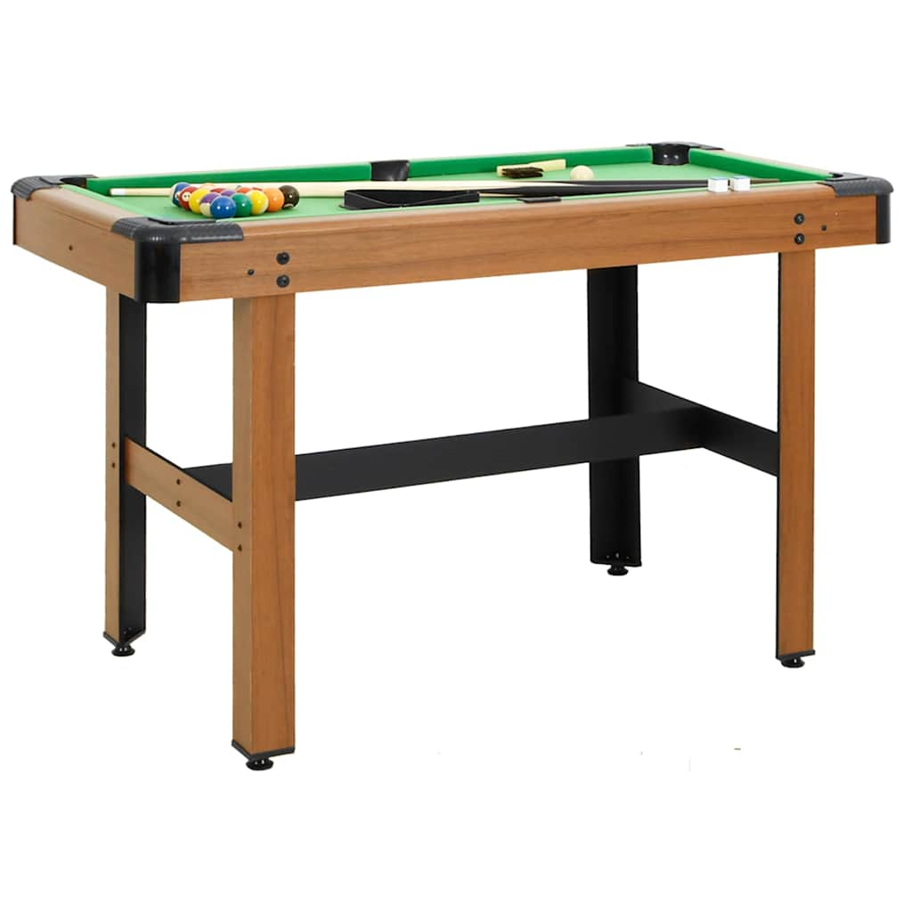 1.2 m Pool table 122x61x76 cm brown