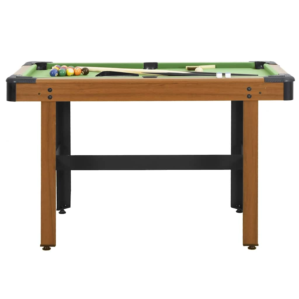 1.2 m Pool table 122x61x76 cm brown