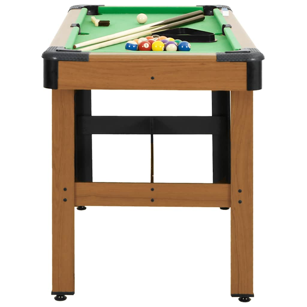 1.2 m Pool table 122x61x76 cm brown