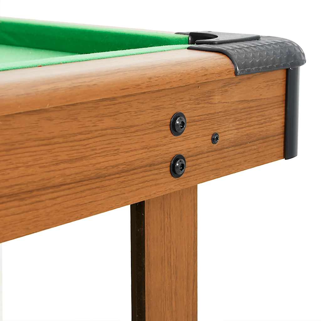 1.2 m Pool table 122x61x76 cm brown