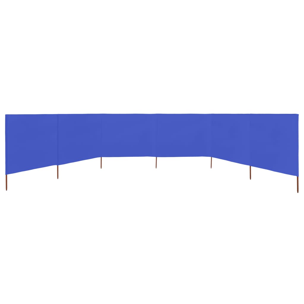 Tuulensuojakangas 6 paneelilla 800x160 cm taivaansininen