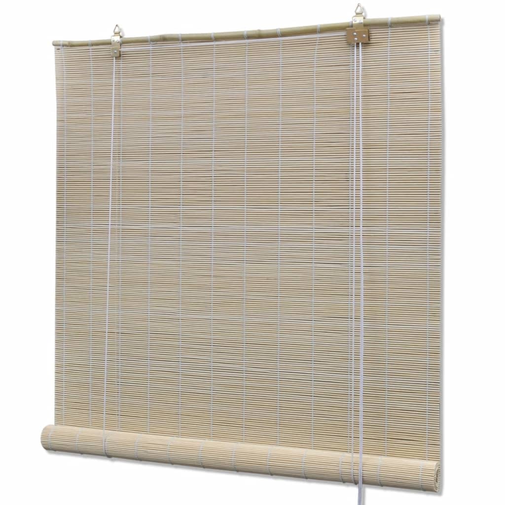 Luonnolliset bambu rullaverhot 2 kpl 120x160 cm