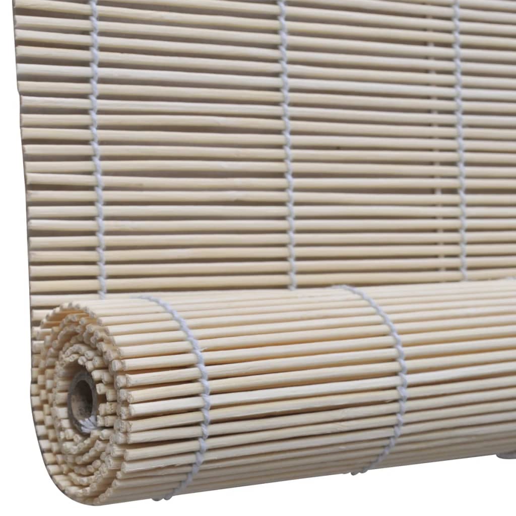 Luonnolliset bambu rullaverhot 2 kpl 120x160 cm