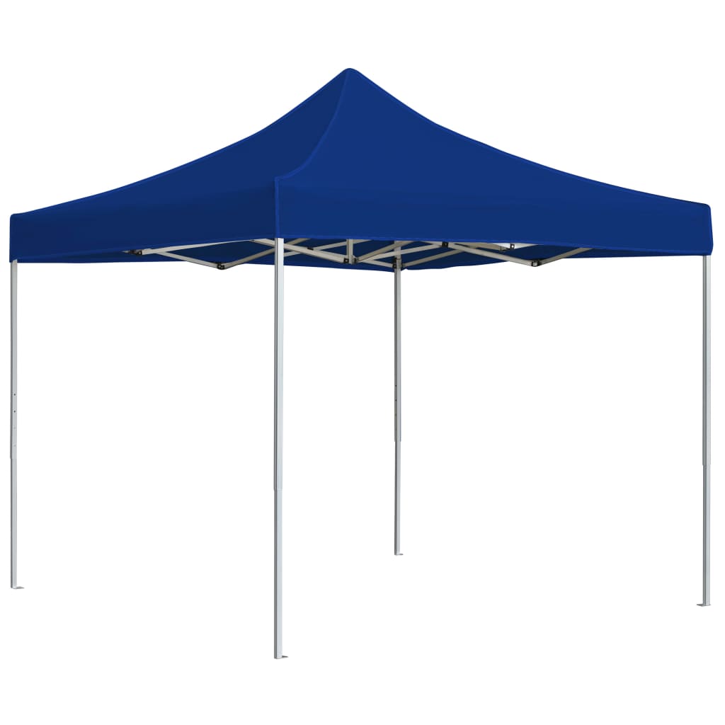 Zusammenklappbares Partyzelt Aluminium 2x2 m blau