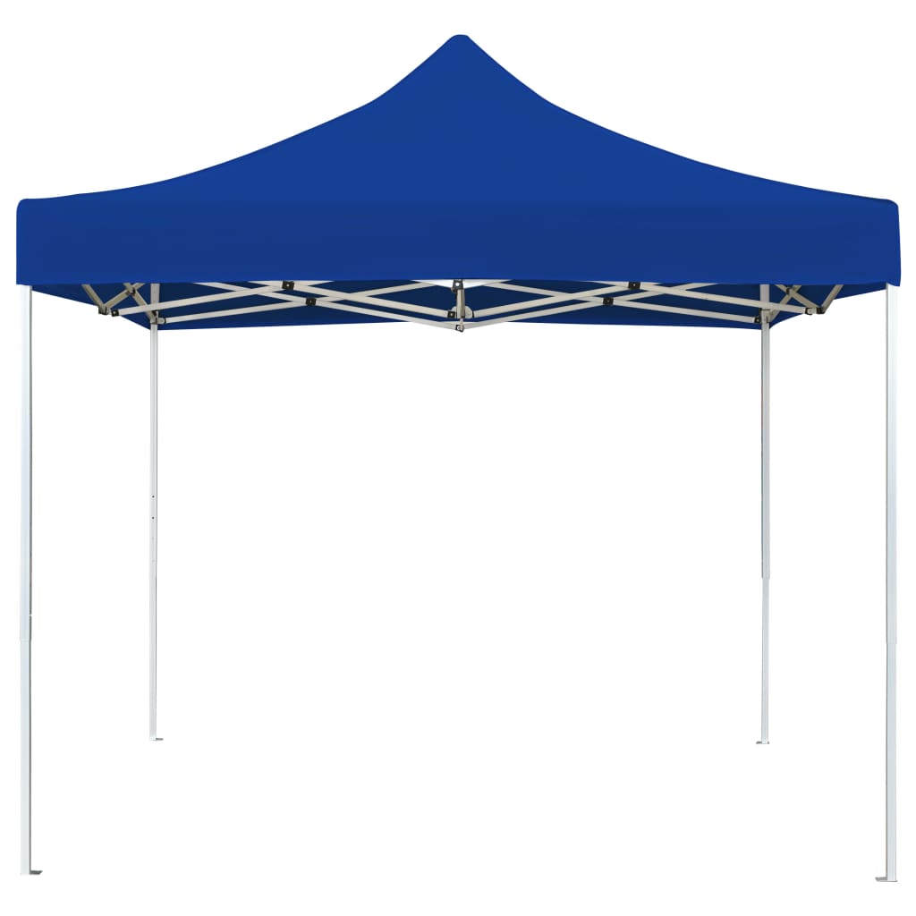 Zusammenklappbares Partyzelt Aluminium 2x2 m blau