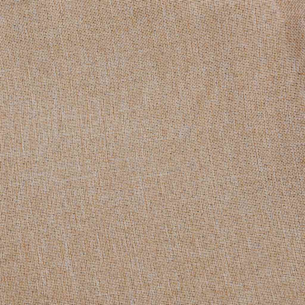 Pellavamaiset pimennysverhot renkailla 2 kpl beige 140x175 cm