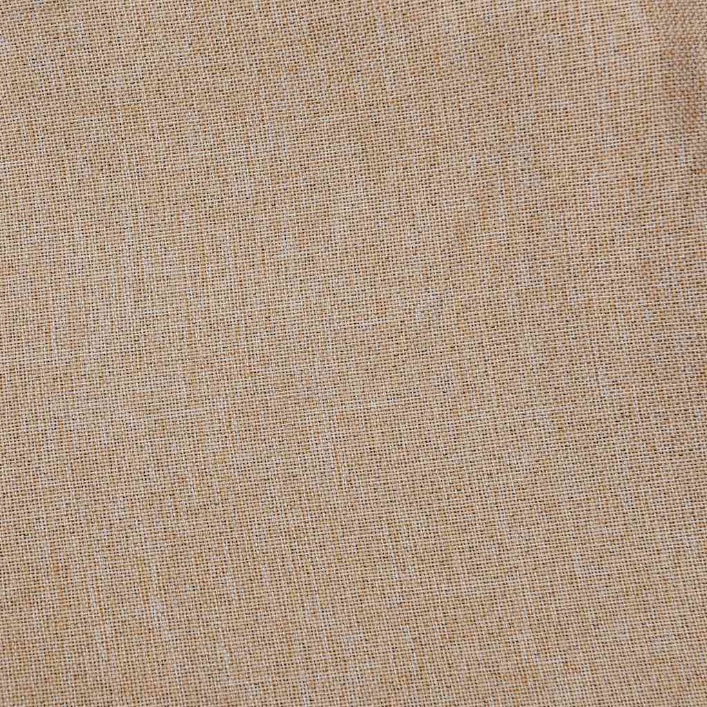 Pellavamaiset pimennysverhot koukuilla 2 kpl beige 140x245 cm