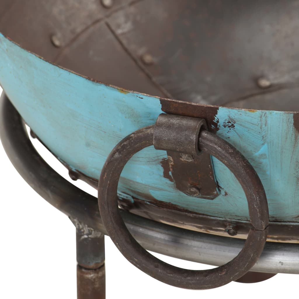 Colorful rustic fire bowl Ø 40 cm iron