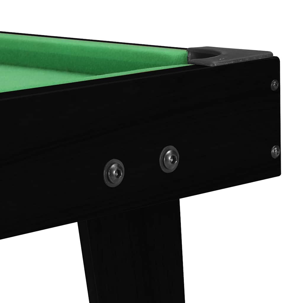 1-meter mini pool table 92x52x19 cm black and green