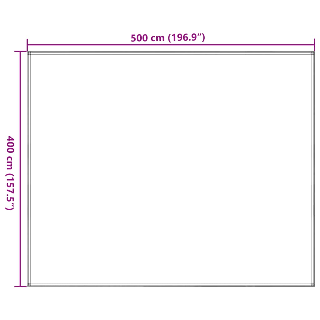 Telttamatto 400x500 cm sininen HDPE