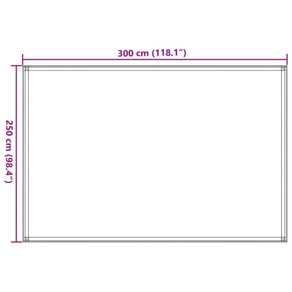 Telttamatto 250x300 cm beige