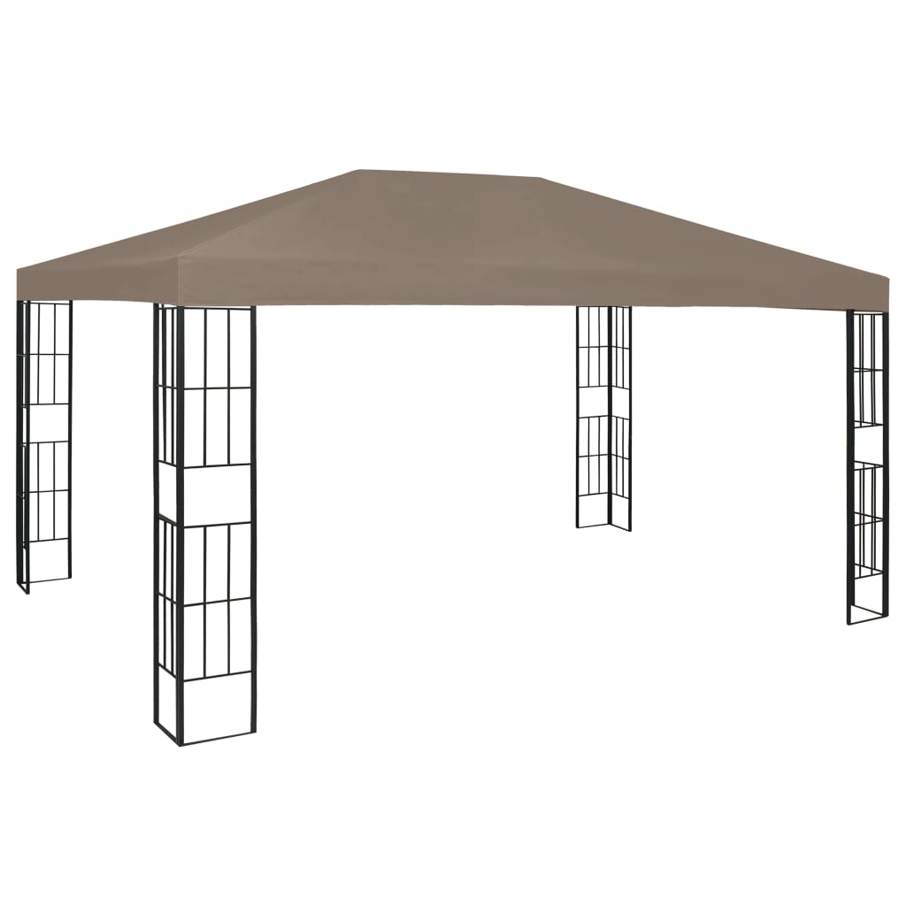 Huvimaja 4x3 m ruskeanharmaa