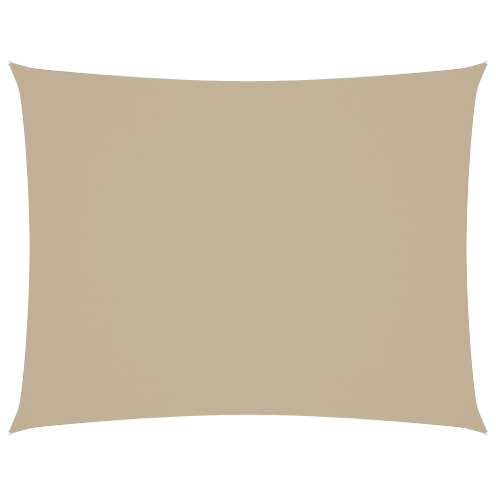 Aurinkopurje Oxford-kangas suorakaide 3x4 m beige