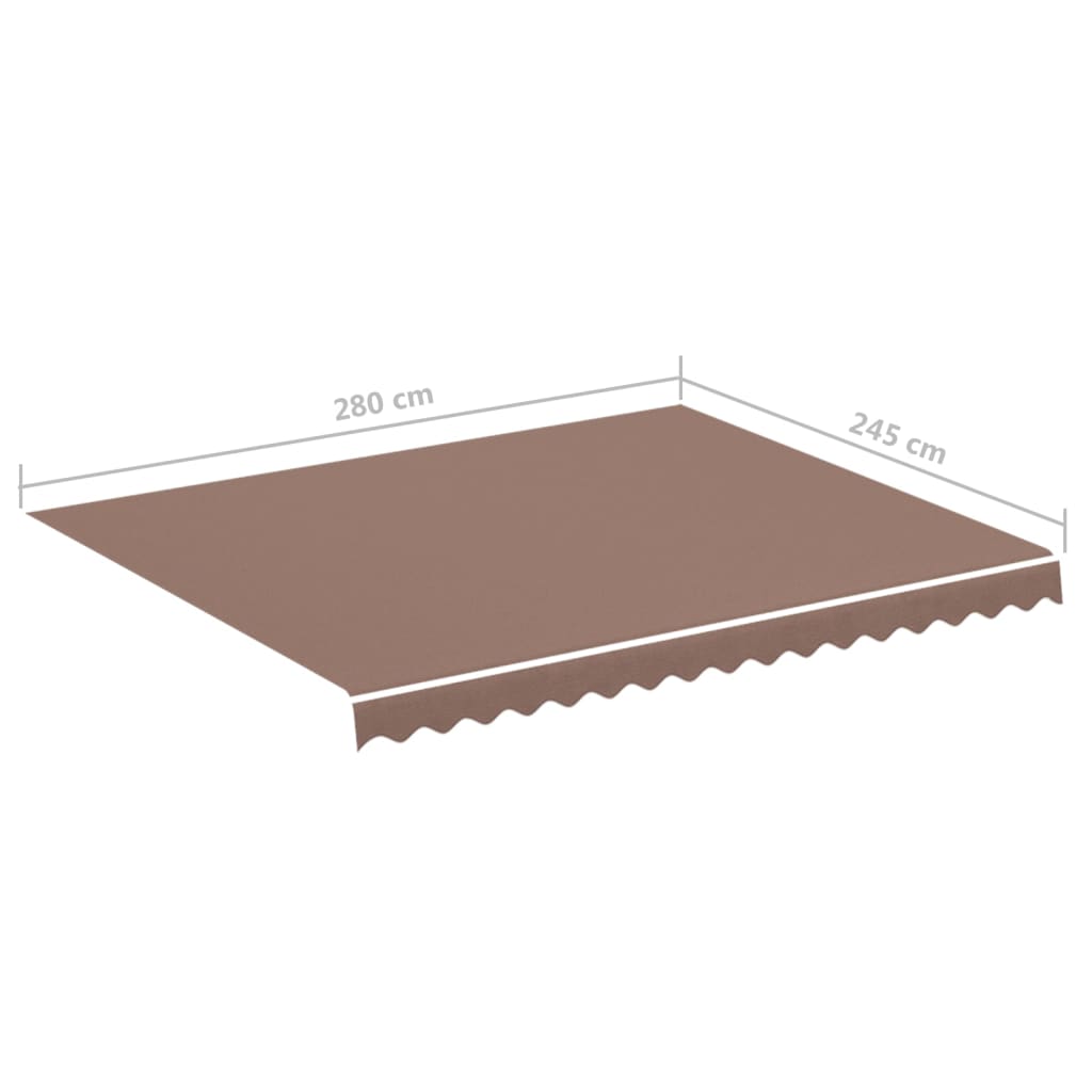 Varakangas markiisiin ruskea 3x2,5 m