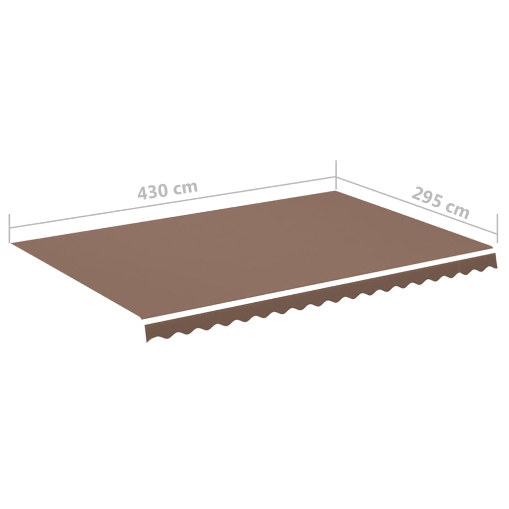 Varakangas markiisiin ruskea 4,5x3 m