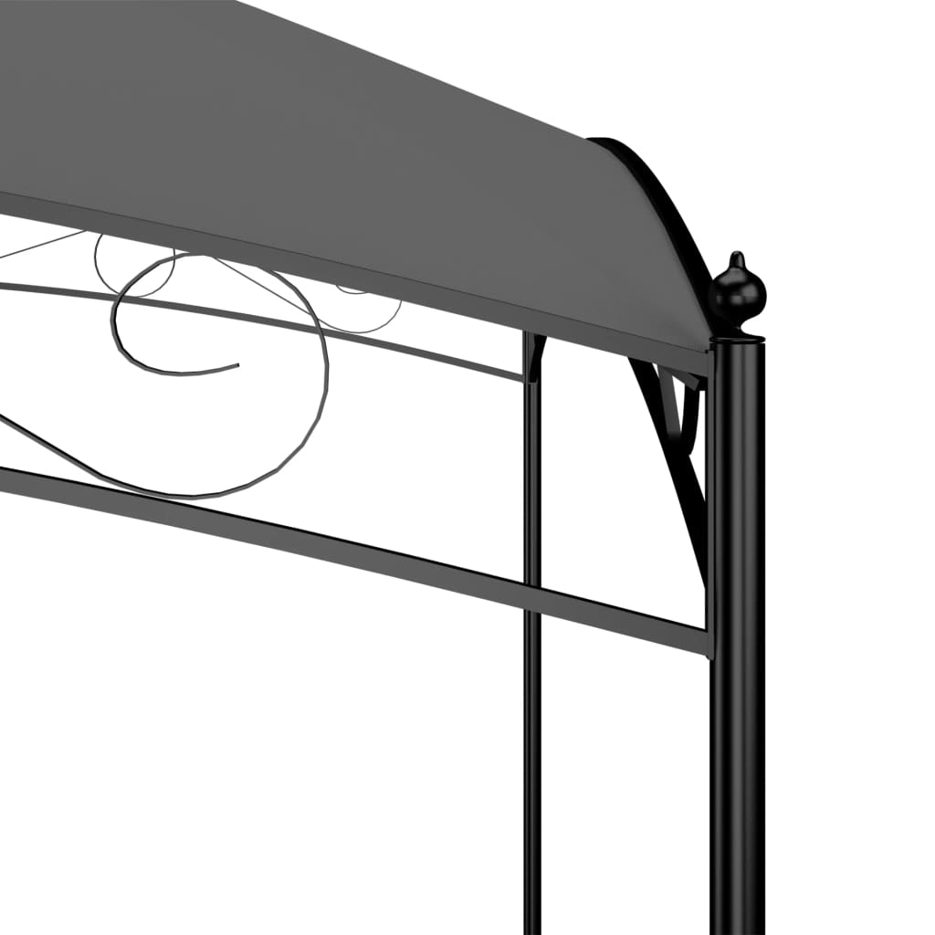 Huvimaja 3x3x2,65 m antrasiitti 180 g/m²