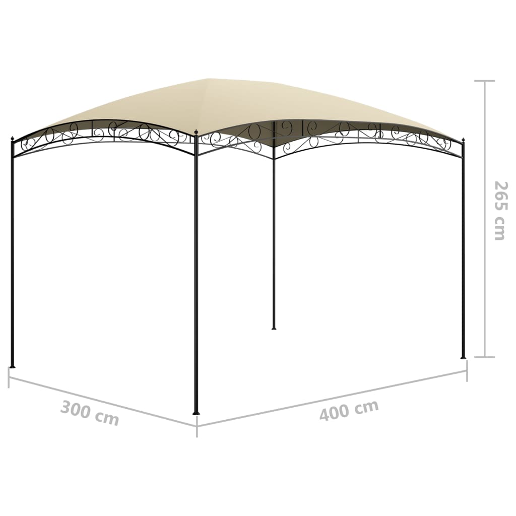 Huvimaja 3x4x2,65 m kerma 180 g/m²