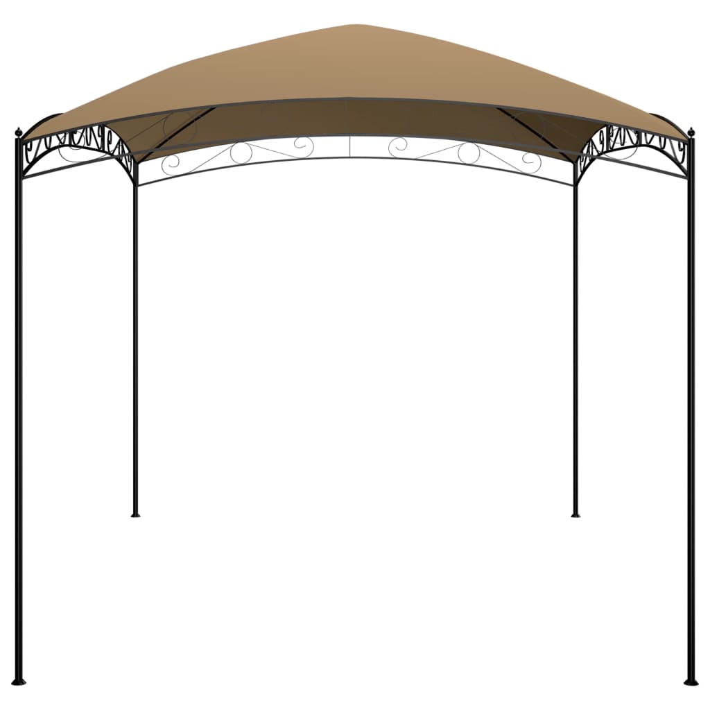 Huvimaja 3x4x2,65 m ruskeanharmaa 180 g/m²