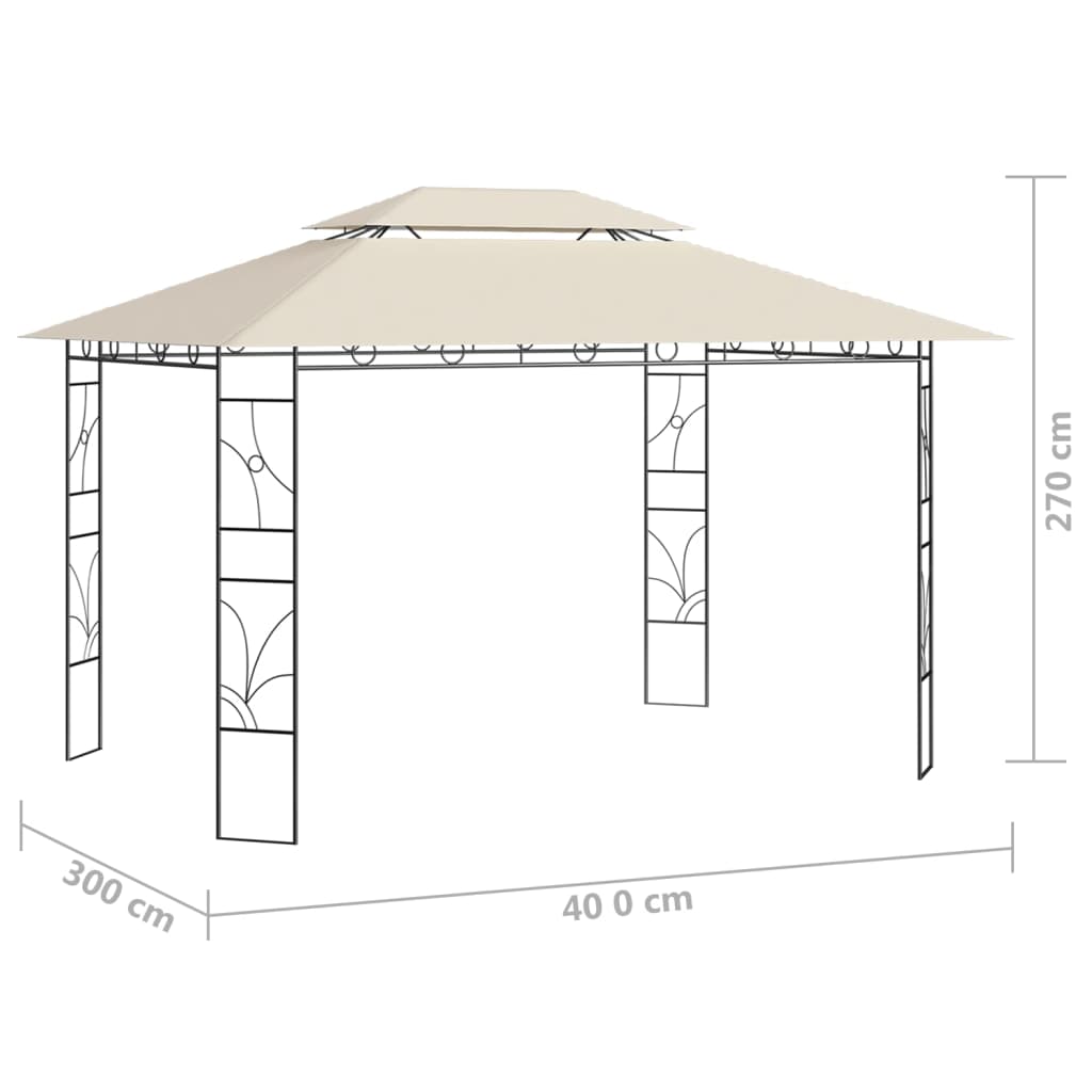 Huvimaja 4x3x2,7 m kerma 160 g/m²