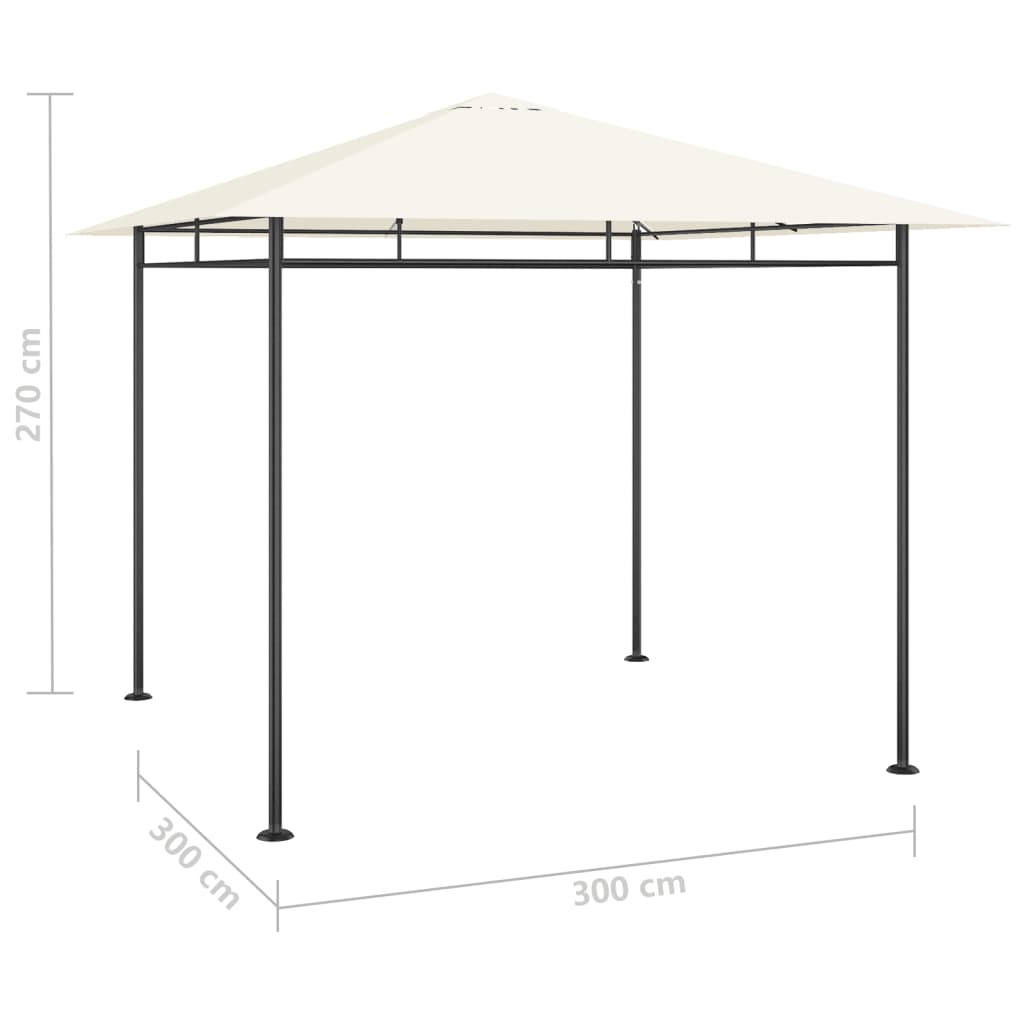 Huvimaja 3x3x2,7 m kerma 180 g/m²