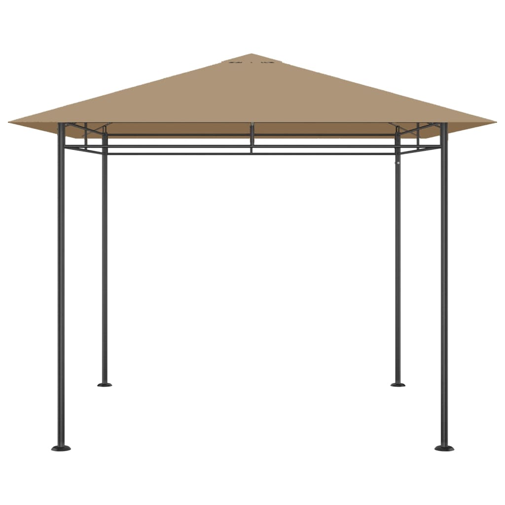 Huvimaja 3x3x2,7 m harmaanruskea 180 g/m²