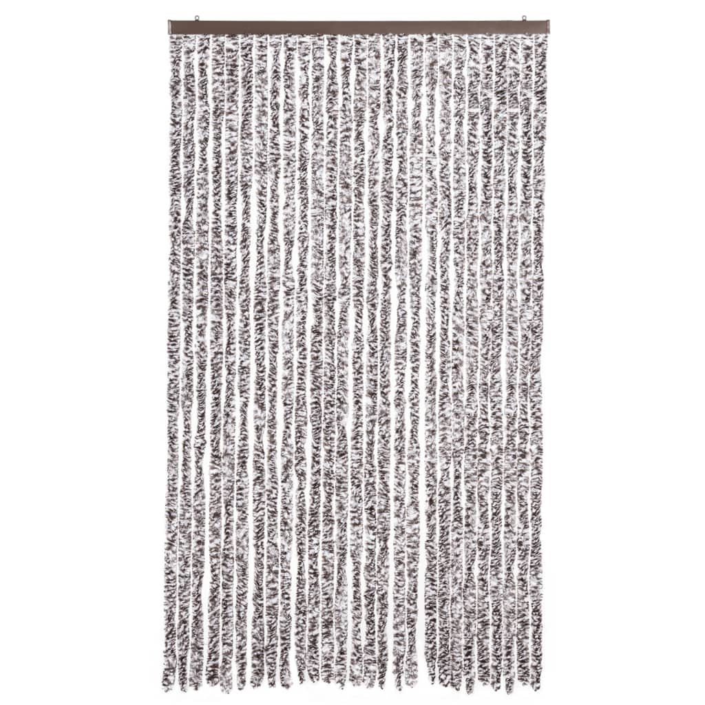 Hyönteisverho ruskea ja beige 118 x 220 cm Chenille