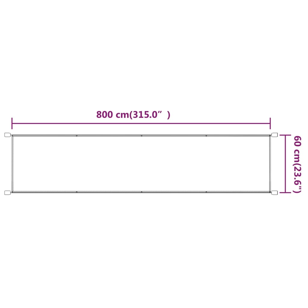 Pystymarkiisi sininen 60x800 cm Oxford kangas