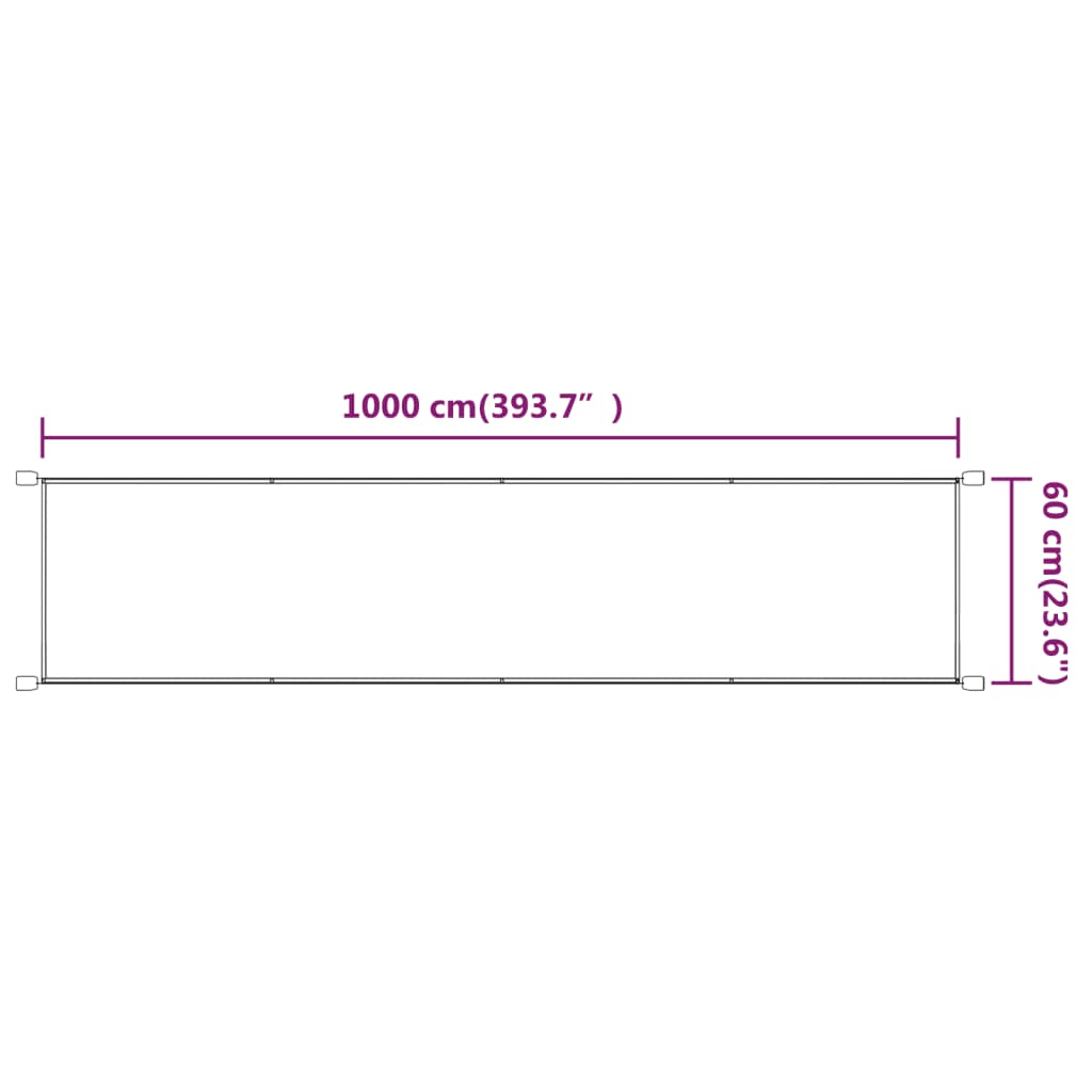 Pystymarkiisi sininen 60x1000 cm Oxford kangas